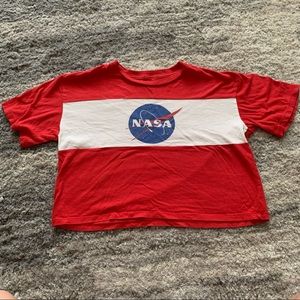 NASA crop top size Small